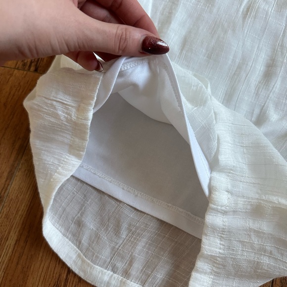 Wide leg flowy white pants - Picture 5 of 14